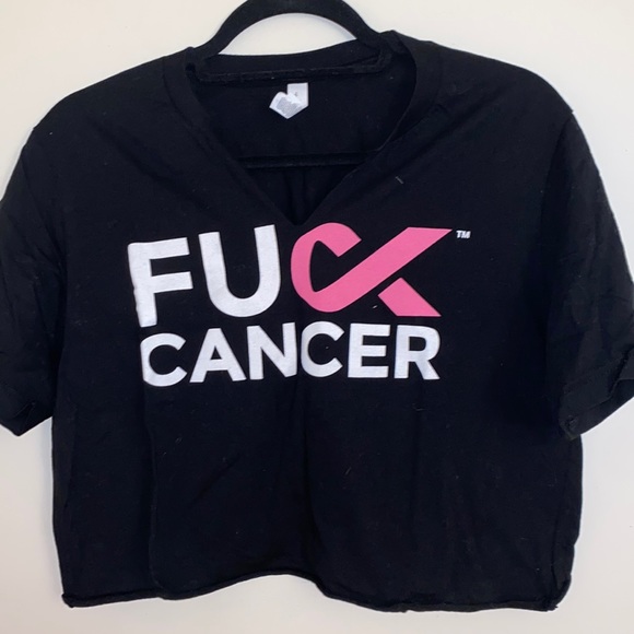 American Apparel Tops - Fuck Cancer Tee